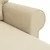 Vidaxl Kavč krema 215 x 138 x 80 cm blago