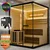 Homestar Sauna kabina Vantaa 150x140 cm črna