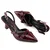 Mona shoes Ženske sandale na štiklu, Bordo