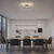 LED plafonsko svetlo HIDALGO LED/40W/230V crno