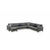 ATELIER DEL SOFA Ugaona garnitura Kristal Rest 3+Corner+3 Dark Grey