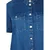 Zizzi Dolga srajca Vami  moder denim