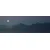 Slika polna luna nad gorami - 90x30