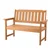 VEVOR Zunanja klop 128x62x93 cm rjava