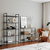 Hanah Home K100 Polica za knjige 80x165x30cm, Crna