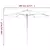 Vrtni suncobran s drvenim stupom antracit 299 x 240 cm