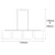 Conceptum Hypnose Luster Valiz-4716, 120cm, 4xE27