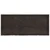 Kupaonska radna ploča tamnosmeđa 140x60x(2-6) cm tretirano drvo