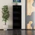 HANAH HOME Ormar za cipele Locking 4 Piece Metal Black