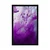 Plakat čarobna vijolična abstrakcija - 40x60 silver