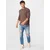 Calvin Klein Jeans Majica SHRUNKEN, rjava