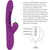 Intense Ateneo Rechargeable Multifunction Vibrator 7 Vibrations with Swinging Motion & Sucking Purple