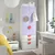 SMASTAD / PLATSA Garderober, bela lila/s 3 fioke, 60x57x181 cm