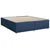 vidaXL Postelja boxspring z vzmetnico Modra 180 x 200 cm Blago