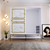HANAH HOME Ormar Martin 190 White Black Gold