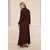 Trendyol Modest Ženska haljina Tctss26Eb00007, Smeđa