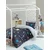 Uzay - Dark Blue Dark Blue Single Quilt Cover Set (FR)