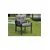 HANAH HOME Baštenska garnitura Nergiz 2+1+1 Grey Dark Grey