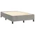 Krevet box spring s madracem LED svjetlosivi 120x200 cm baršun