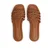Tommy Hilfiger Natikači Th Script Flat Mule Lth FW0FW09368 Rjava