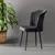 Hanah Home Set 2 trpezarijske stolice Crni