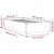 Vidaxl Posteljni okvir siva sonoma 75x190 cm inženirski les