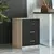 Hanah Home Kancelarijski set Hrast-Crni