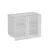 Hanah Home kuhinjski element Minar 4134, 105 cm, beli / antracit