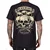 Hardcore majica moška - HILL SKULL - BLACK HEART - 8180