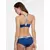 VIVID Bikini hlačke modra/bela