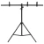 Stalak za pozadinu u obliku slova T crni 91 x 60 x (70-200) cm