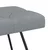 Klupa s gumbastim tkanjem Svjetlosiva 80 x 40 x 46 cm Tkanina