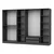 Hanah Home Garderober Kale-5043, 270x210x52 cm, Antracit
