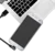 shumee USB 2.0 kabel za Android, USB-A/M na Micro-USB/M (90°), kovinski, črne barve, 1 m