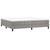 vidaXL Box spring posteljni okvir svetlo siv 200x200 cm žamet