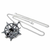 Ogrlica z obeskom ALCHEMY GOTHIC - Baphomet - Kositer - P906