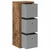 Kreveta s ladicama Staro drvo 25,5 x 22 x 69,5 cm