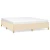 Vidaxl Posteljni okvir krem 160x200 cm blago