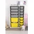 HANAH HOME Višenamenska polica Rine 2D4K8U White Grey Yellow