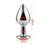 Diamond Butt Plug Medium Clear
