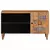 TV ormar s pohranom Prirodna 80 x 33 x 46 cm Čvrsto drvo manga
