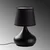 Opviq Stona lampa Bulbe-15460, Crna