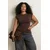 Trendyol Curve Ženska bluza Tbbss26Af00053, Braon