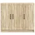 Kreveta Hrast sonoma 89 x 34,5 x 77 cm Konstruirano drvo