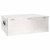Kutija za pohranu srebrna 100 x 55 x 37 cm aluminijska