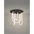 TOPAZ STROPNA SVJETILJKA CRNA LED 55W 240V 3850Lm IP20 3000K