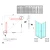 ZOOM Bi-fold Shower Door 900 mm, clear glass, left - Polysan - ZOOM - 24 - Kombinirana vrata - 900 - 2000 - 6 - 14