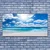 tulup.si Slika na platnu Oblaki landscape beach morje 125x50 cm