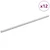 Cijev za ormar 12 pcs Srebrno 864 x 15 x 29 mm