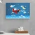 Slika let z letalom - 40x30